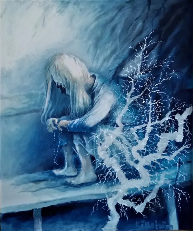 Akrylmålning Utsatt av Bernt Källström