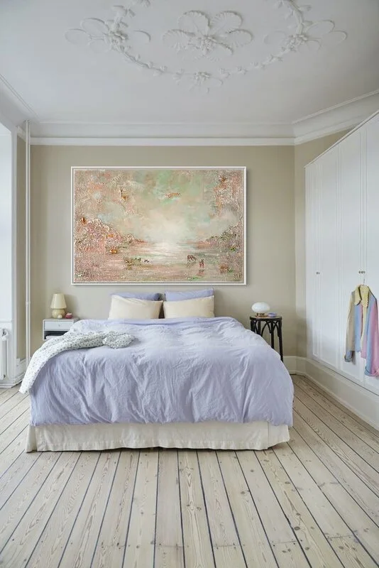 Akrylmålning Dreamy pond av Sofie Pettersson