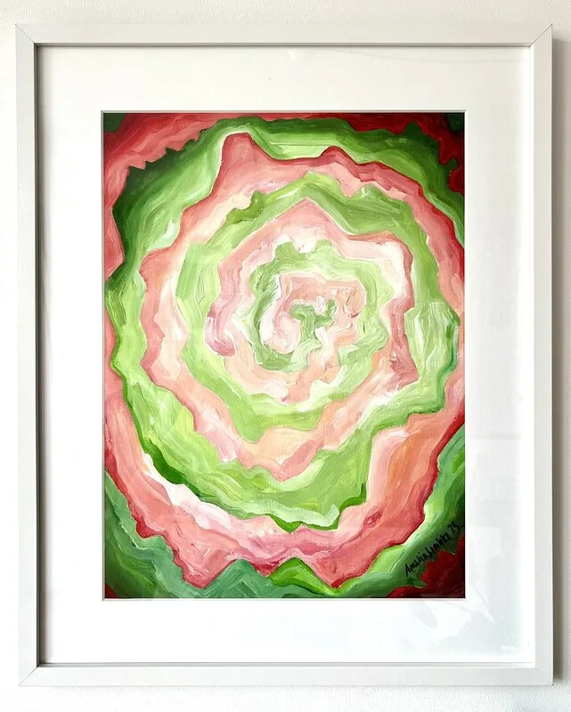 Akrylmålning Swirl av Amelia Lembke