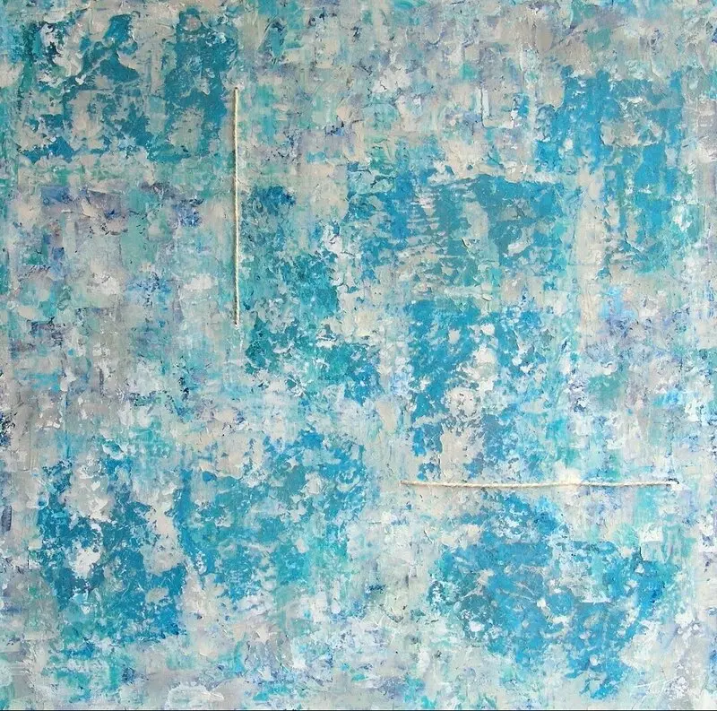 Akrylmålning South Seas av Paula Rindborg