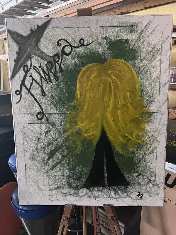 Oljemålning Filippa av Åsa Jonsson