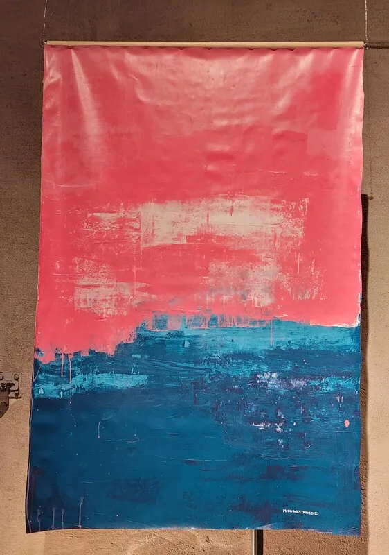 Akrylmålning Söt som socker av Malin Wikström