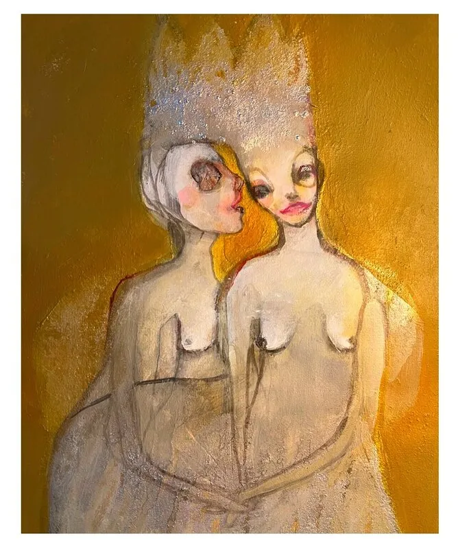 Akrylmålning Själslig förståelse av Sofia Linder