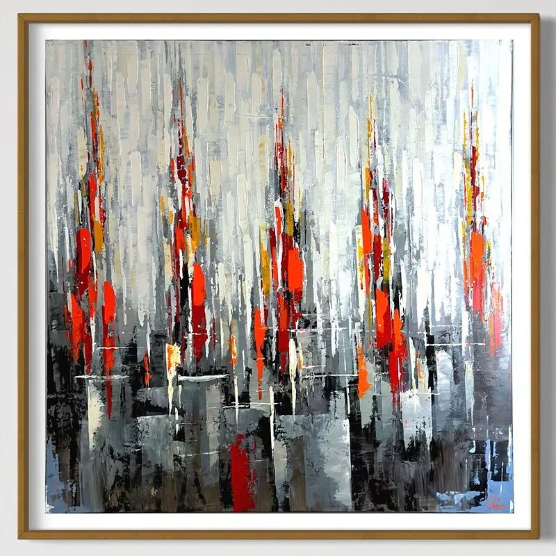 Akrylmålning Autumn av Roshan Arun