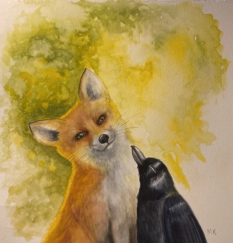 Akvarell av Maria Rundgren