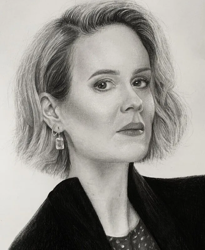Sarah Paulson av Erika Björkas