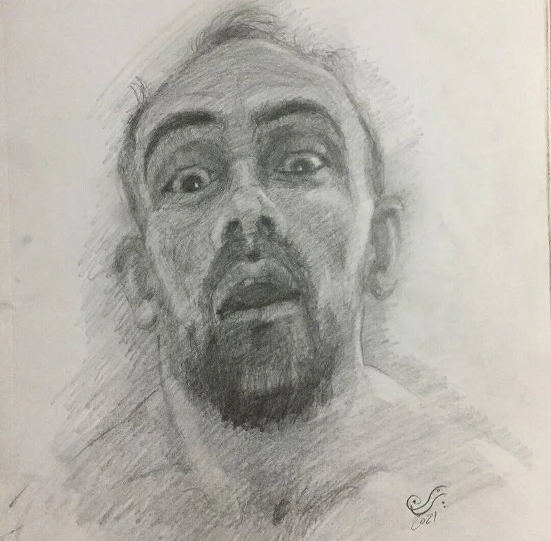 Porträtt av Yazan Kourbaj