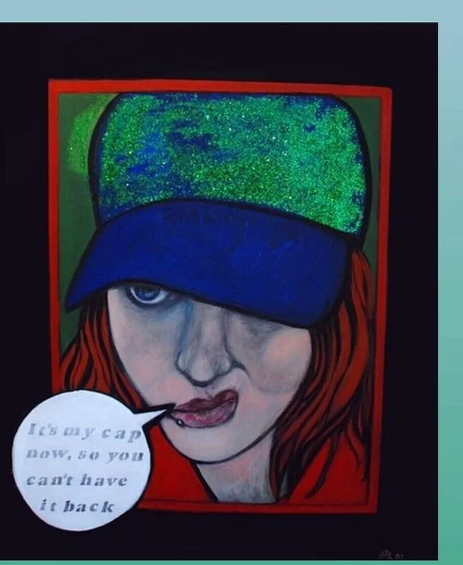 Akrylmålning Ida av Anne Persson Lucenius