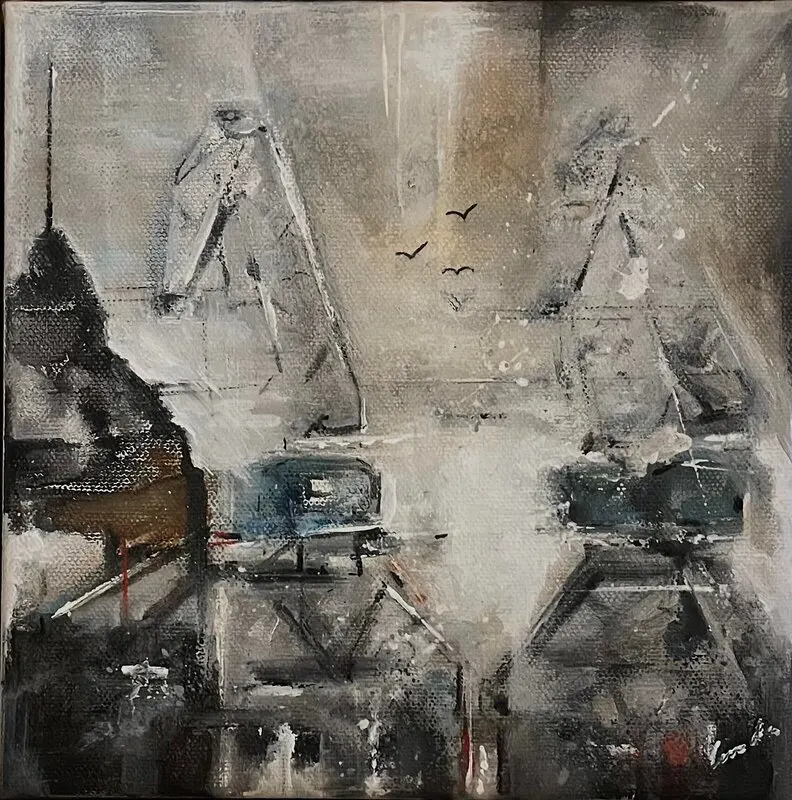 Akrylmålning av Linda Lundin