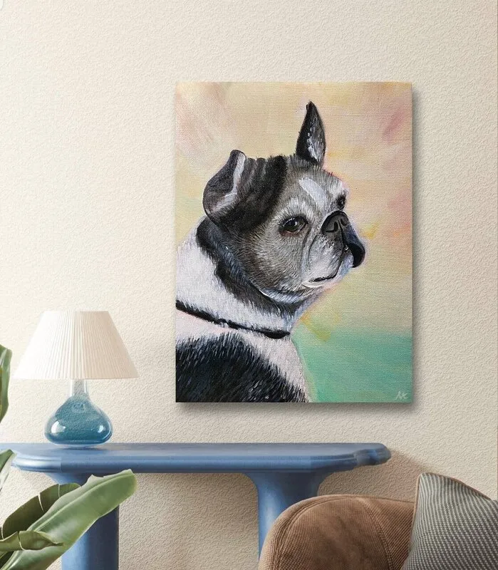 Oljemålning Peggy av Christina Nazaretyan