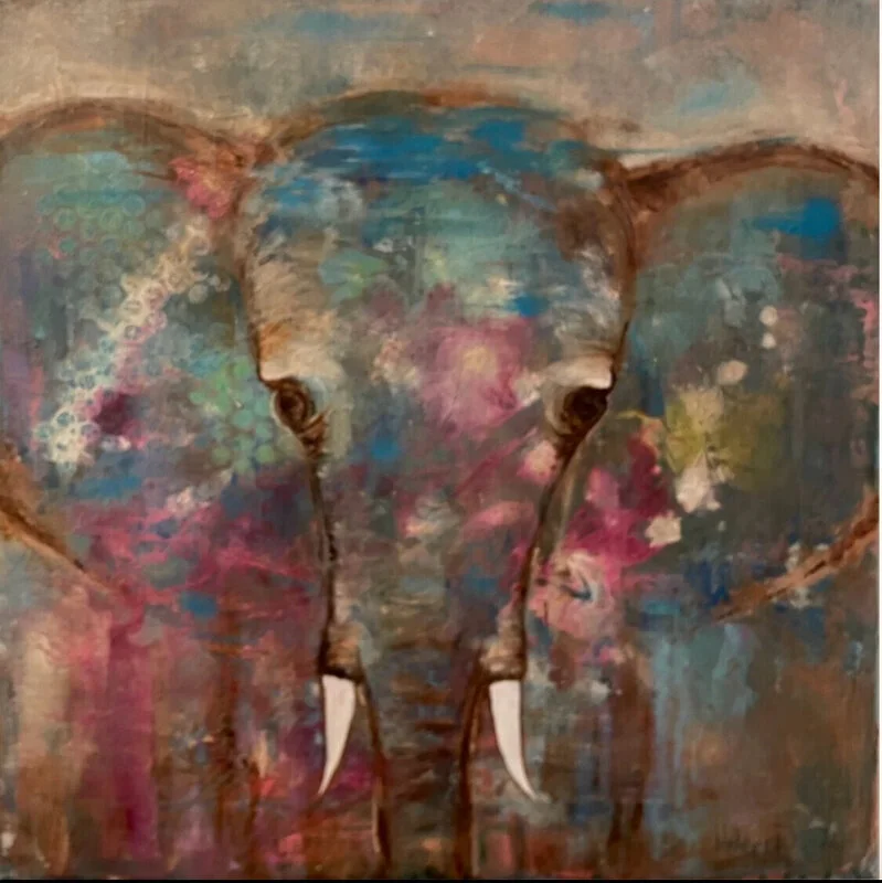 Akrylmålning The brother av Helene Dahlsjö