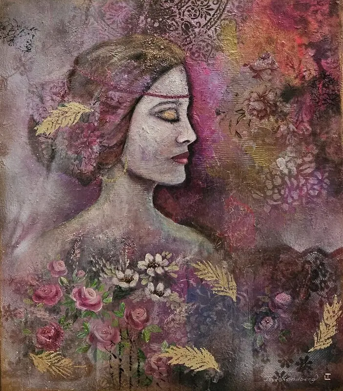 Akrylmålning Dream av Tove Landberg