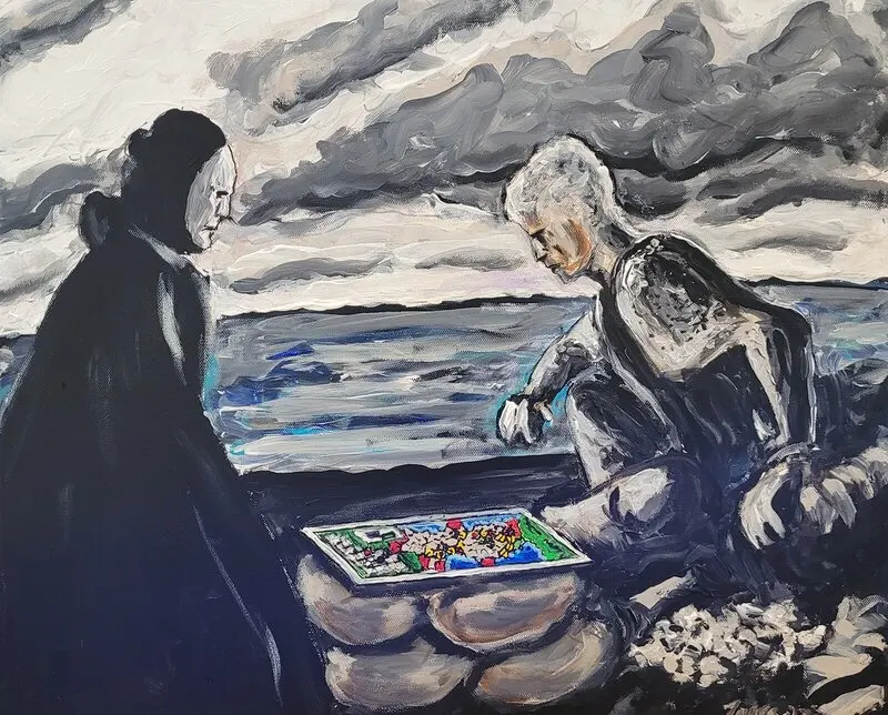 Akrylmålning The Seventh Seal (18XX  style) av Jonas Jones