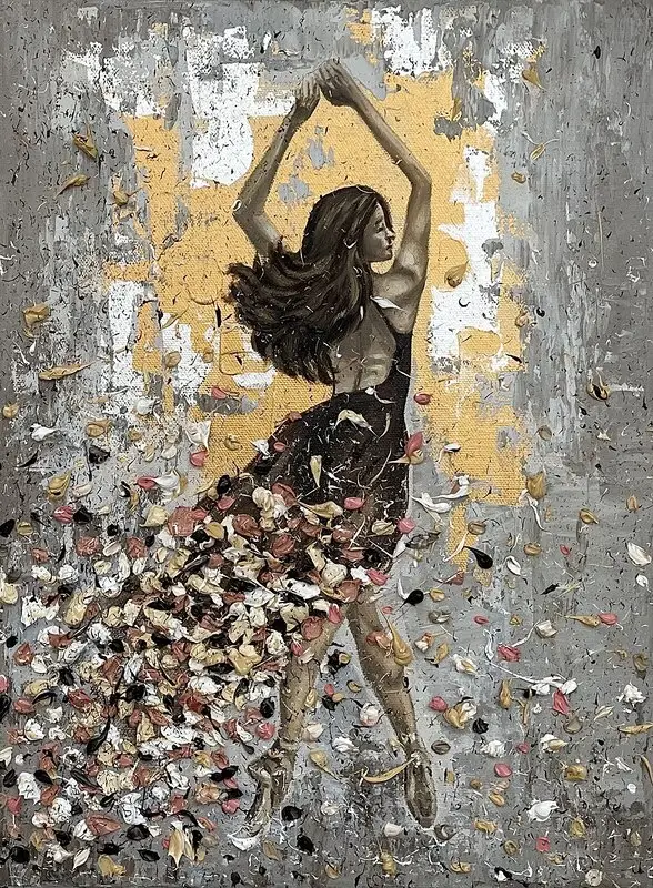 Oljemålning av Kate Pinxit