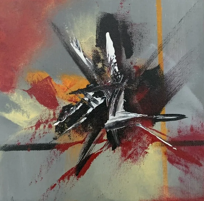 Akrylmålning av Leena Edholt, ArtByLee