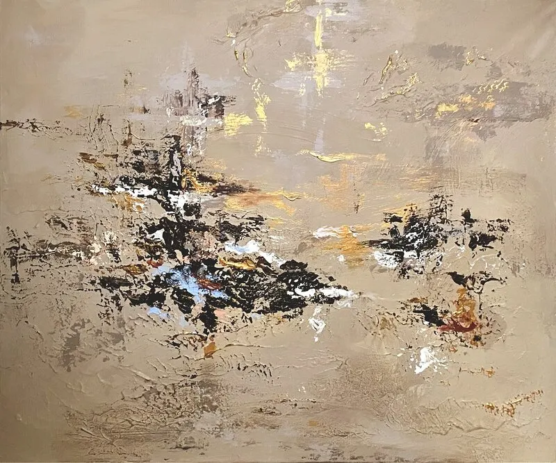 Akrylmålning Illuminate av Lizette Mannerhill