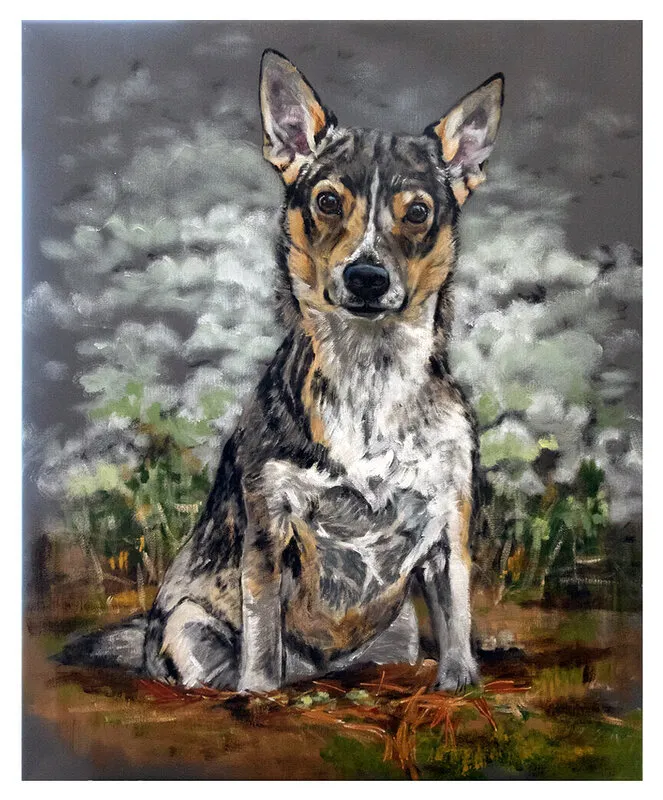 Akrylmålning Boel av Jesica Selberg