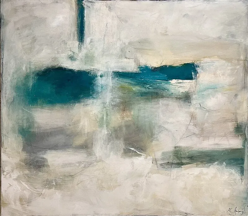 Akrylmålning Flyin High av Maria Hamberg