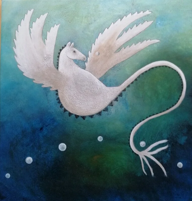 Akrylmålning av AnnMarie Jacobsson