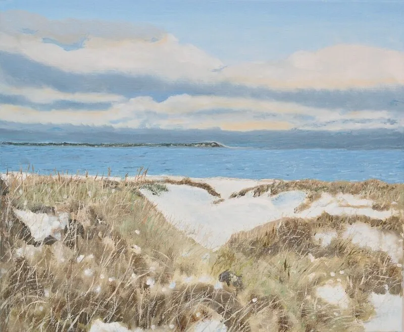 Oljemålning Hjärtat i Sibirien av Karl-Erik Svensson