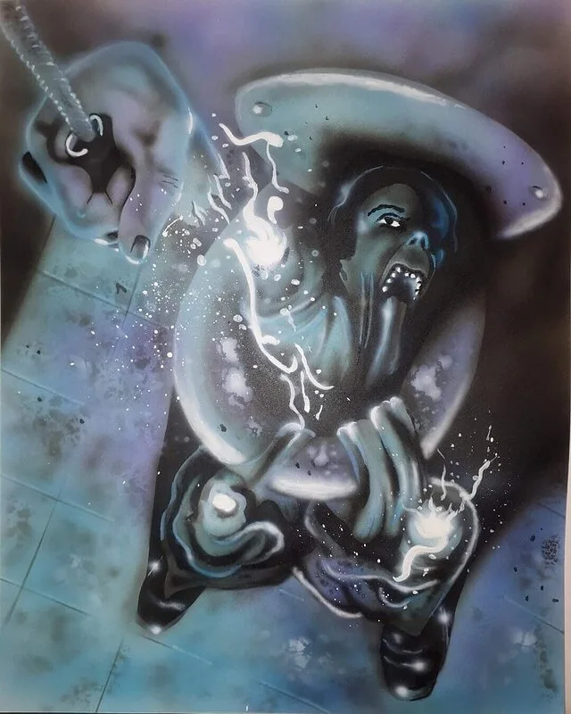 Toalettkaos av HG-Airbrush Georgsson