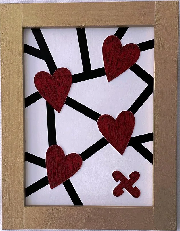 Akrylmålning My Heart Is Yours av Lars The Allan