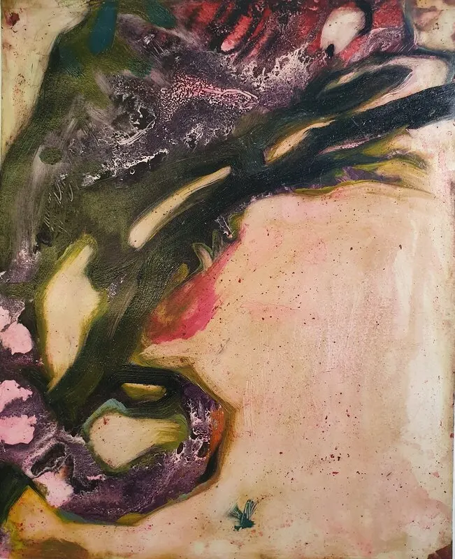 Oljemålning Khameleon av Olga Brink Art