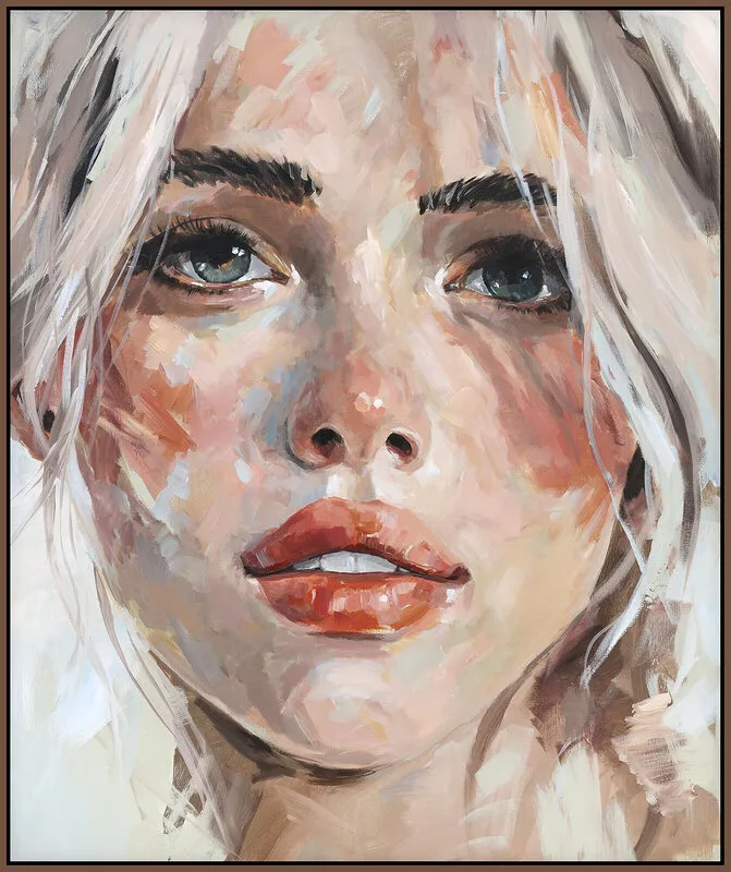 Akrylmålning Alice av Tomas Hammar