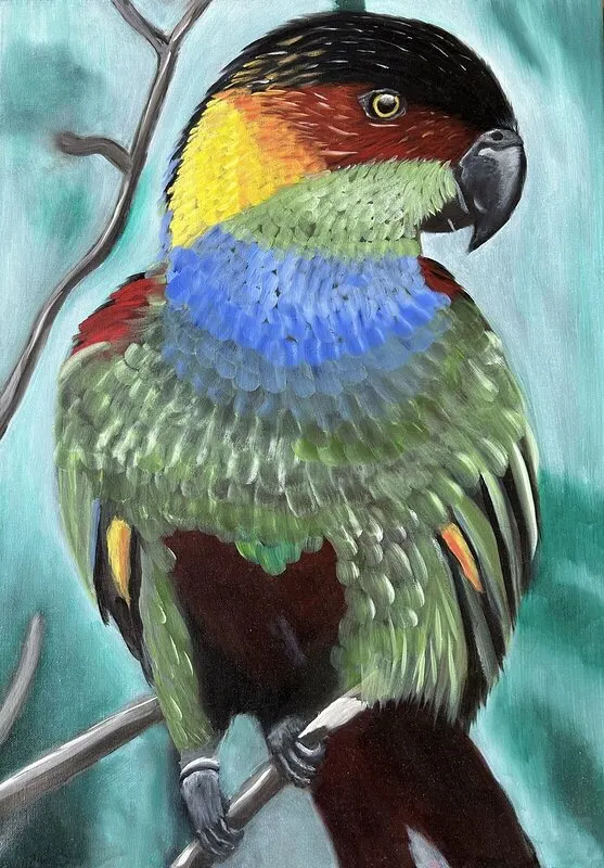 Oljemålning Beauty in Africa av Art By Lycke / Ann-Sofie Lycke