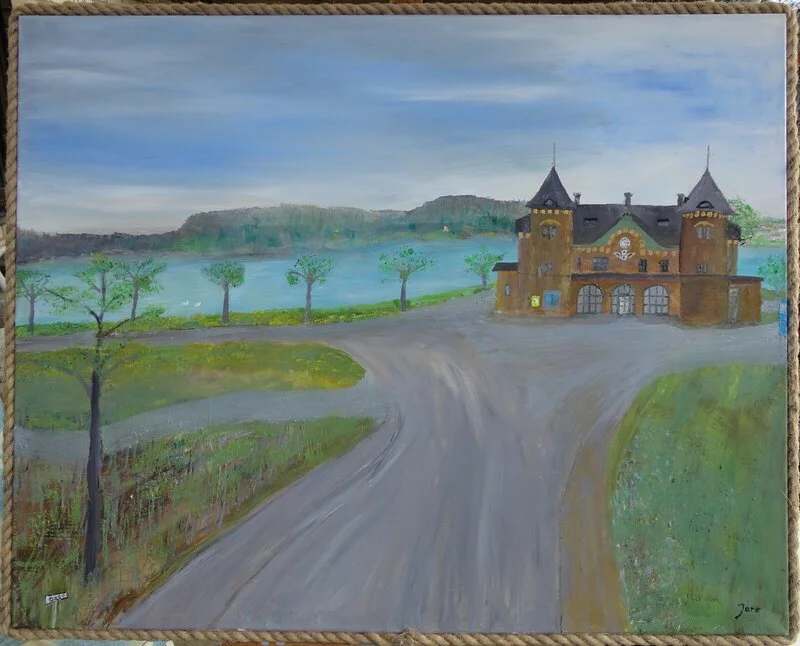 Oljemålning Jare av Rune Jakobsson