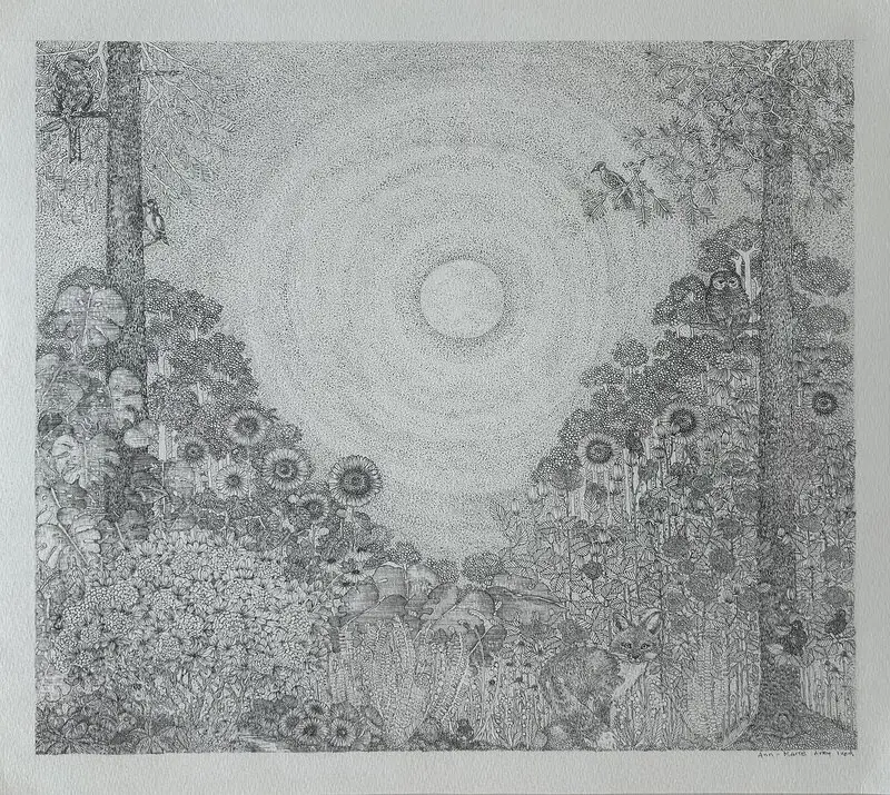 When I was walking with the moon av Amy Ived