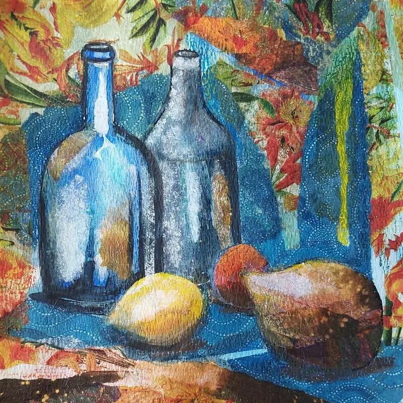 Stilleben med citron av Margareta Sköldheden