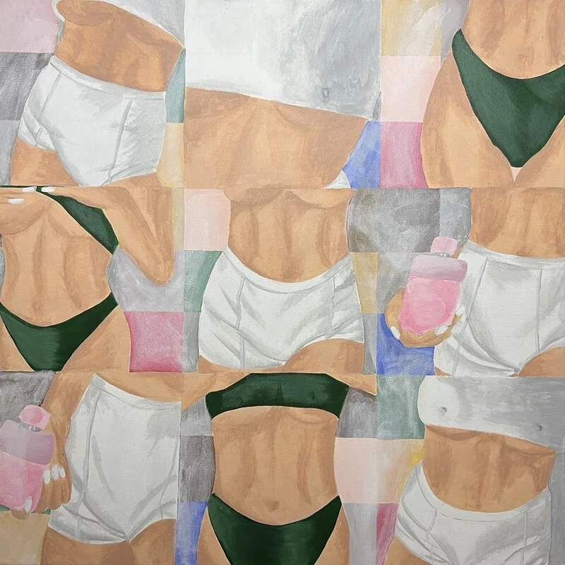 Akrylmålning Trostavlan av Sofie Levin