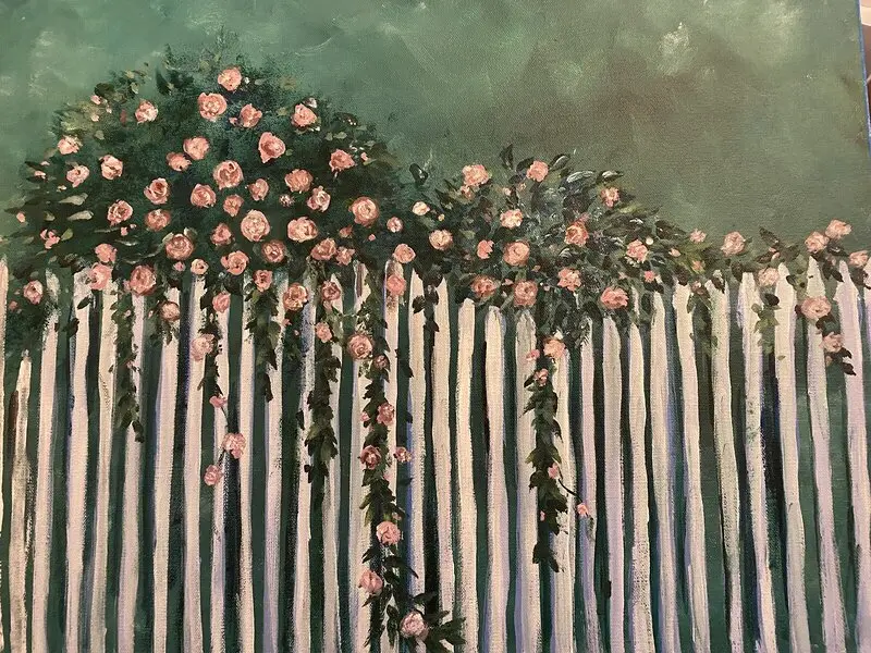 The Rose fence av Marica Armstrong Silverhamn