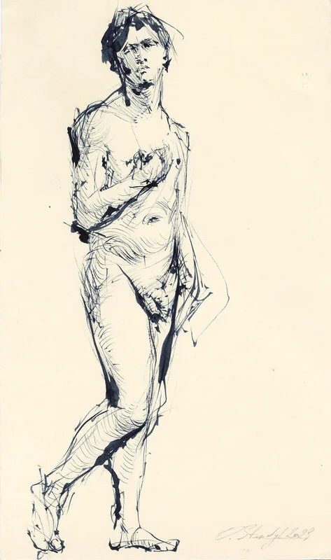 Akvarell Kroki 20 av Olga Sternyk