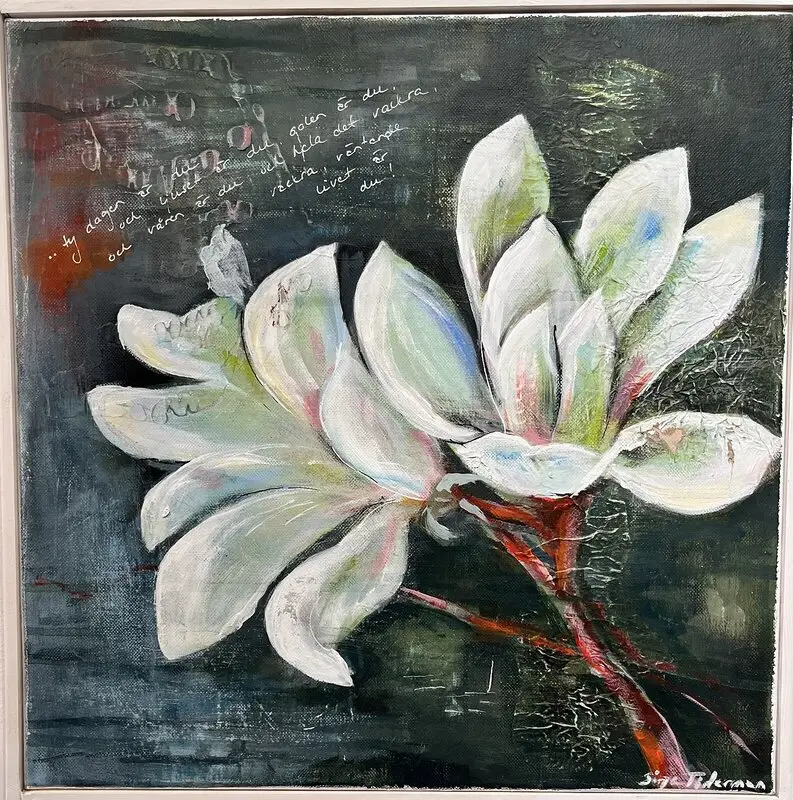 Akrylmålning Vår av Sirpa Tiderman