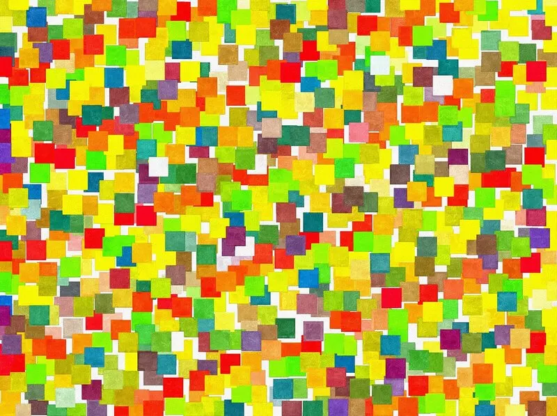 Abstrakt pixelation I av Harri Ylikomi