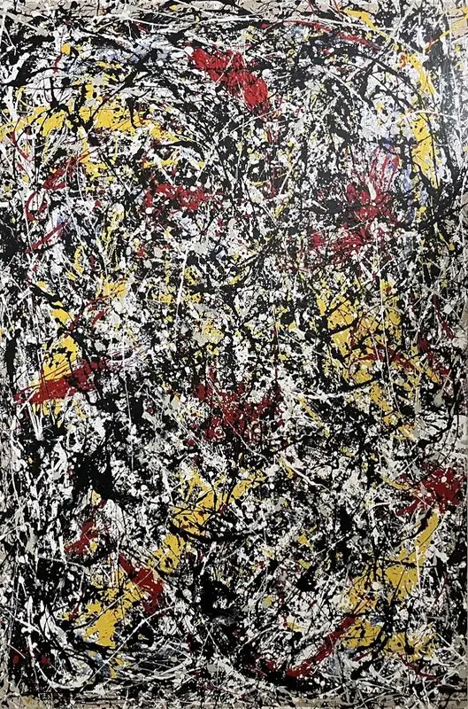 Akrylmålning Abstrakt n-1 av Fikrat Nasirov