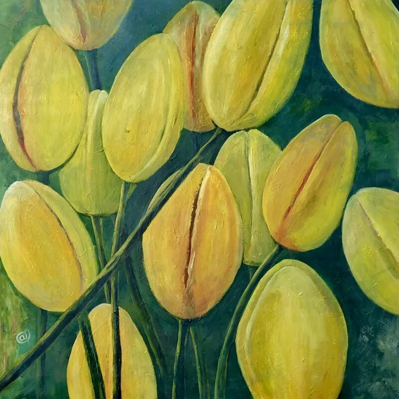 Akrylmålning Ekivok - 25% rabatt av Annette Landin