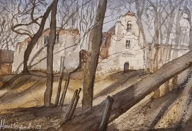 Akvarell Oldenburg, Tidö av Mikael Berglund