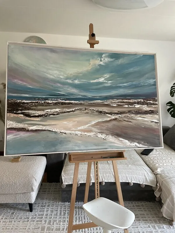 Akrylmålning Öland av Natali Hook