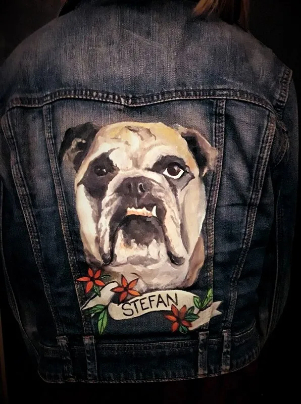 Akrylmålning Stefan av Ewelina Hanc-Krenska