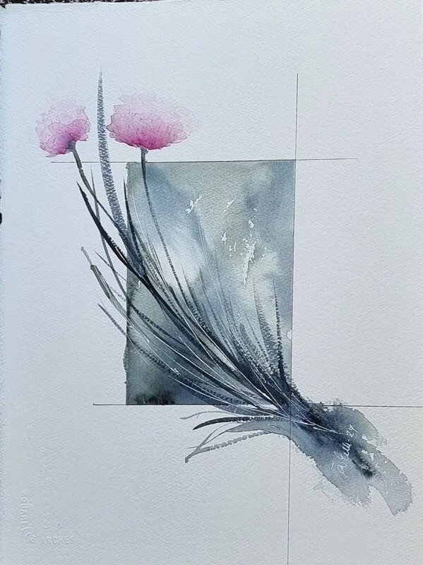 Akvarell av Åsa Edlund