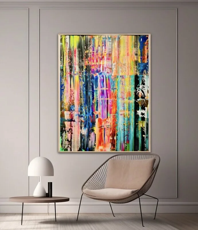 Akrylmålning Summer Mornings av Fredrik Olsen