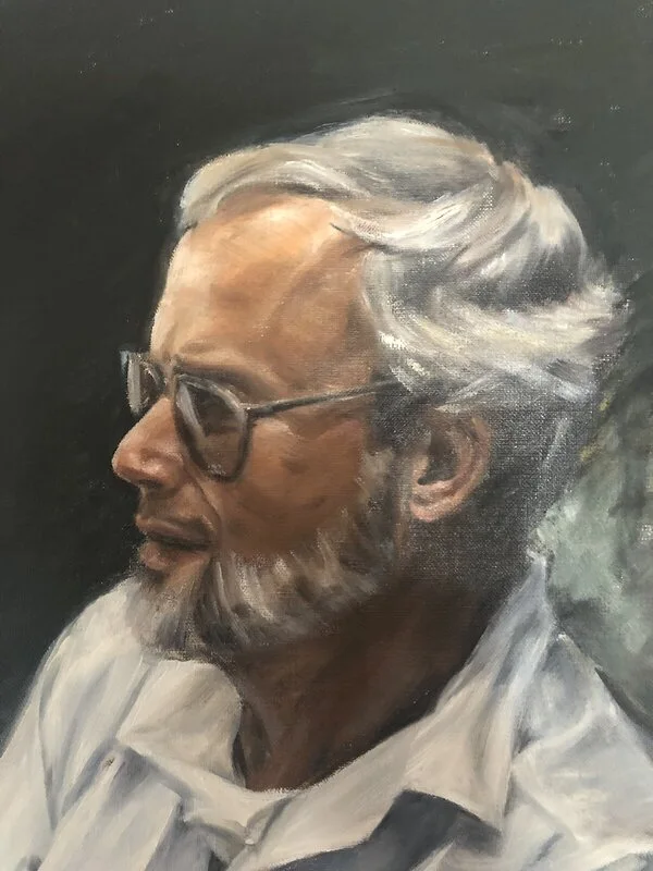 Oljemålning Göran av Lars Wedholm