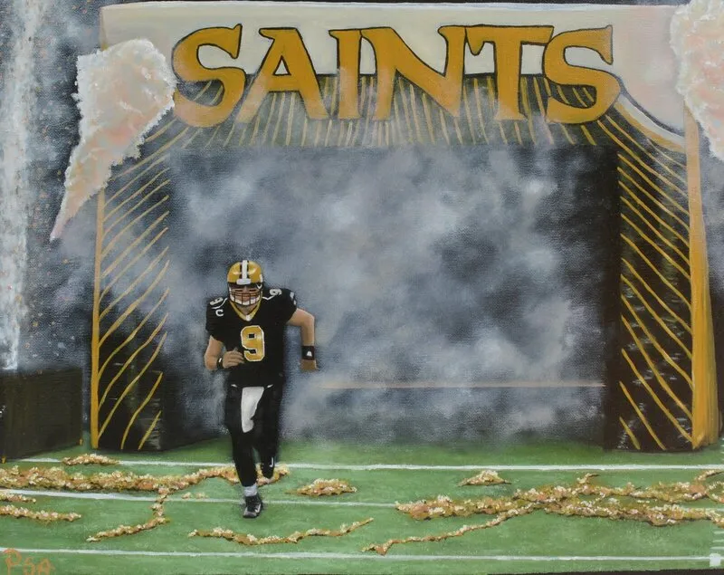 Oljemålning Saints av Pernilla Sävestrand