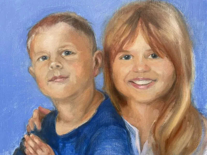 Oljemålning av Christina Abrahamsson