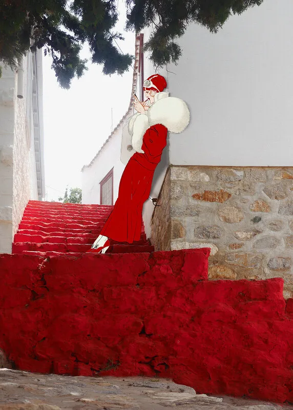 Lady in Red av Jörgen Thornberg