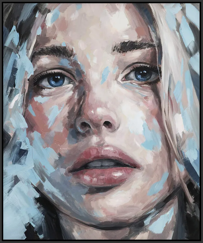 Akrylmålning Anna av Tomas Hammar