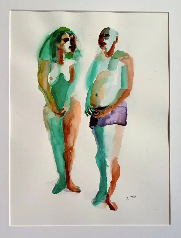 Akvarell Akvarell av Estoardo Barrios Carrillo